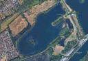 Caversham Lake. A plan has been submitted to use it for watersports. Credit: Google Maps