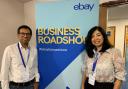 Neeraj Agarwal and Vishaka Chhetri Agarwal, founders of Tea People, from Reading, at the eBay Business Roadshow. Credit: eBay / CPG