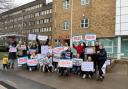 Supporters back physios they call 'backbone of NHS' as they take to picket line 