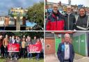 Reading council candidates and leaders on campaign. Credit: Reading Labour, Reading Greens, LDRS