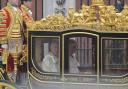 PICTURED: The King and Queen leave Buckingham Palace for coronation procession