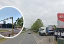 The A33 and the Starbucks at a offshoot in Rose Kiln Lane, Reading. Credit: Google Maps / LDRS