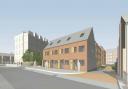 The vehicle access for the project to build 46 homes at 9 Upper Crown Street, Reading. Credit: Colony Architects