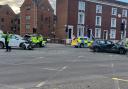 Police rush to crash on Caversham Road