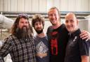 Left to right: Sean Knight (head brewer), Marco Benda, Kyle Larsen, Darron Anley (founder) of of Siren Craft Brewery