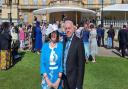 Local solicitor and lead vaccination centre volunteer attends royal garden party