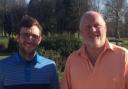 Wokefield Park's Jamie McIntyre, left, and Phil Edwards both scored a hole-in-one during the same round at Oxford GC.
