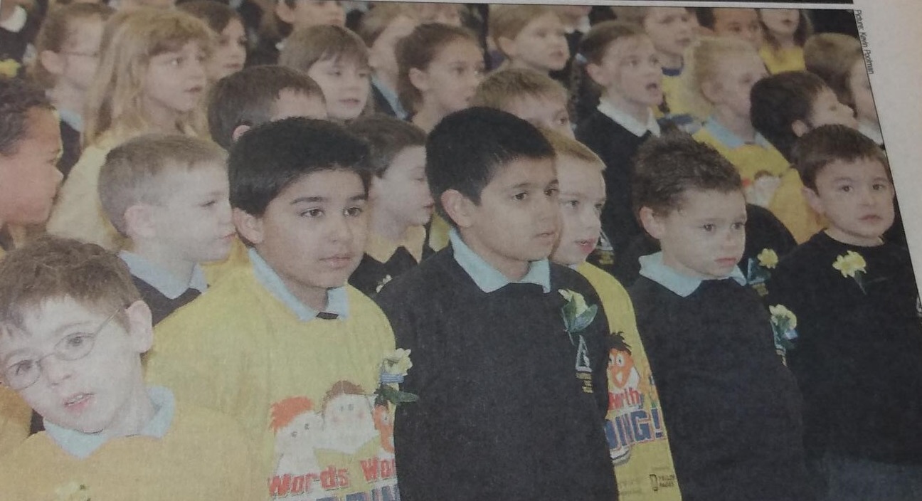 Pupils from the Caversham Park Primary School