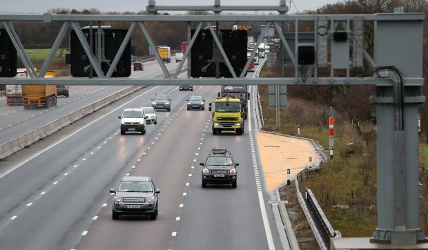 Reading Chronicle: Smart Motorway. (PA)