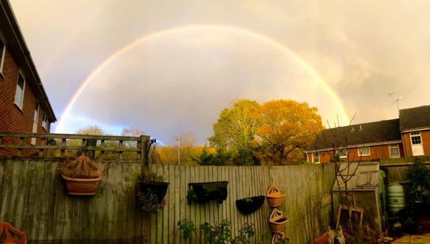 Reading Chronicle: A rainbow in Tilehurst photographed by Tony Mcginn