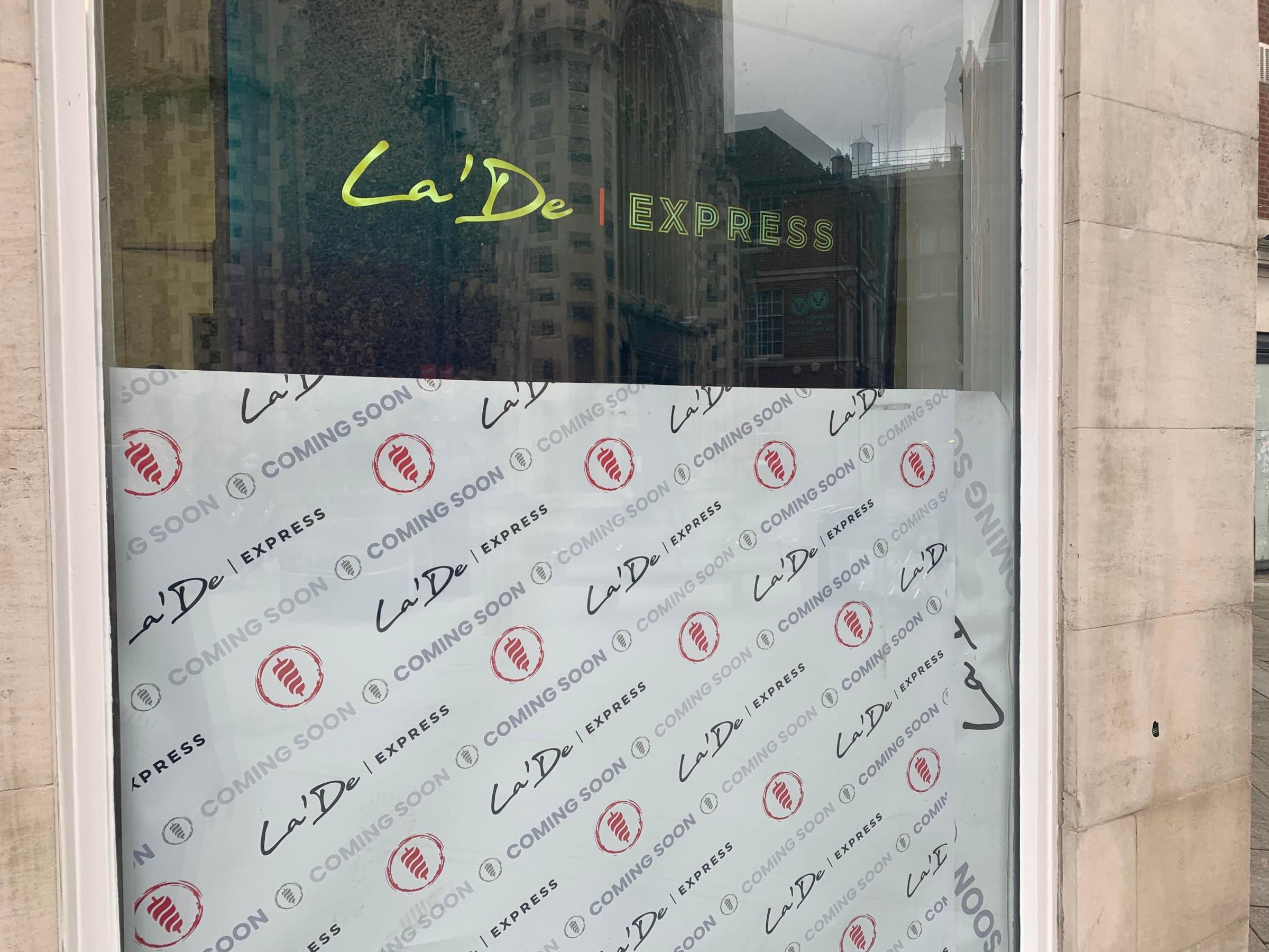 La De Express look set to open in Market Place