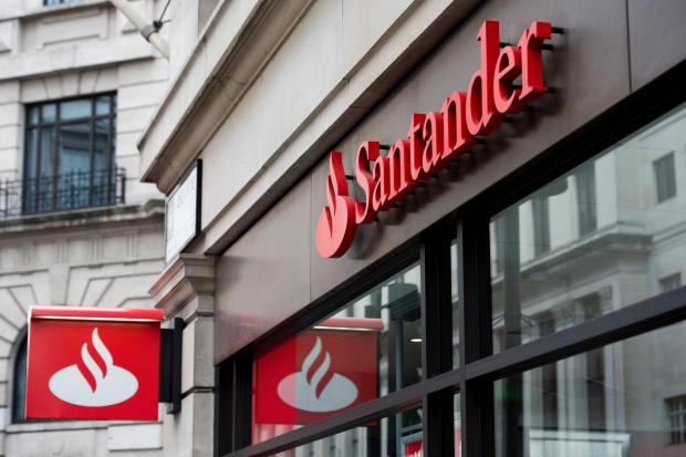 Reading Chronicle: Santander branch. Credit: PA