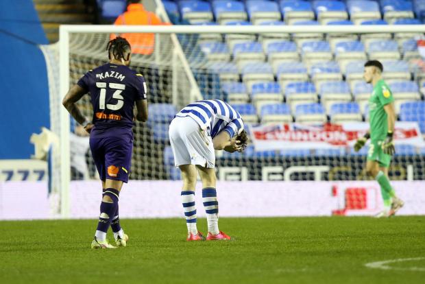 Reading Chronicle: Tom Holmes reacts to Reading's 2-2 draw with Derby. Image by: JasonPIX