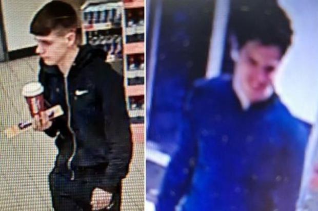 CCTV images of two men officers would like to speak to following a theft in Calcot Sainsbury's