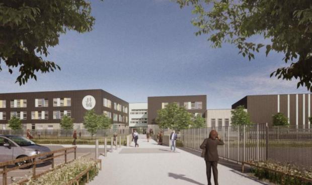 Reading Chronicle: Plans for the new 'River Academy' secondary school in Richfield Avenue, Reading. Credit: River Academy