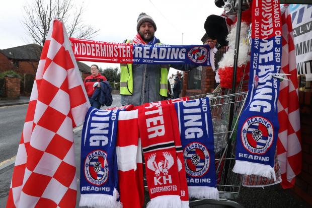 Excitement grows outside Aggborough. Image by: PA