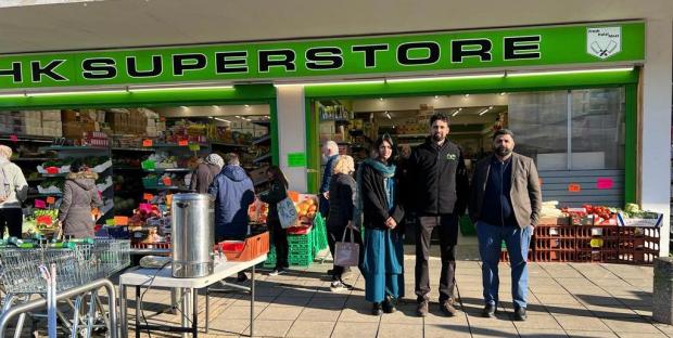 Reading Chronicle: HK Superstore manager Suyashi Prrasad, her husband Harbal Singh and co-owner Kashif Asghar