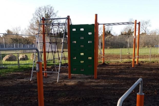 Work progresses on Reading Borough Council's Courage Park revamp