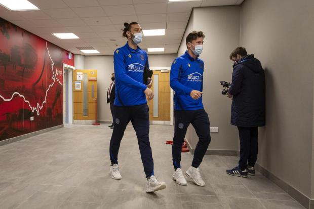Andy Carroll and Danny Drinkwater arrive at the Riverside. Image by: JasonPIX