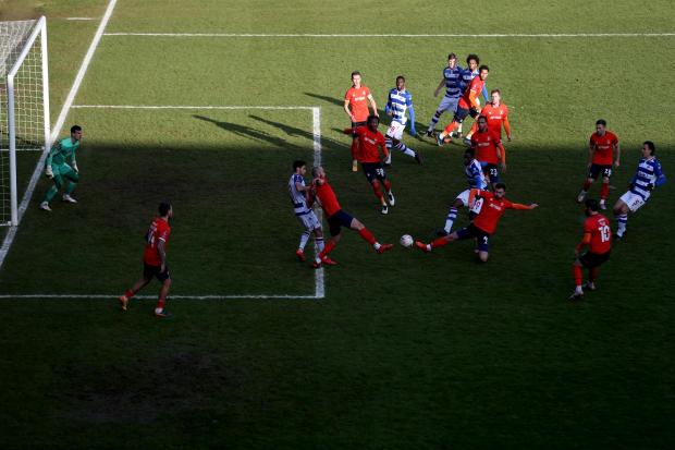 Reading in action against Luton in the FA Cup last January. Image by: PA