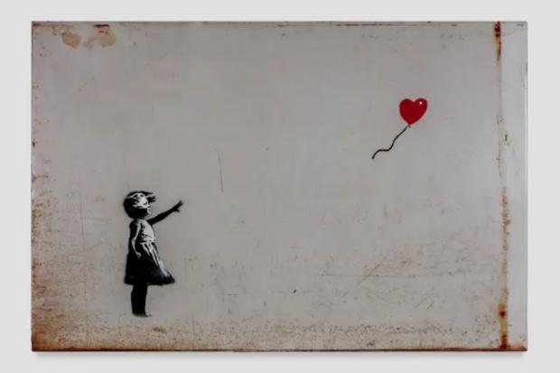 Reading Chronicle: Banksy’s Girl With Balloon (Joshua White/Sotheby’s/PA)