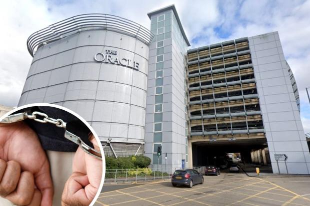 The Oracle Car Park, in Reading, where a teenager was found with cocaine in his system