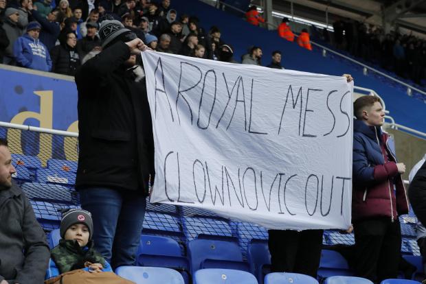 Reading Chronicle: A banner from a few fans on Saturday. Image by: JasonPIX