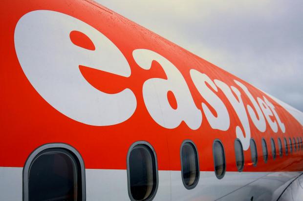 File photo dated 08/03/2017 of a general view of an easyJet aeroplane