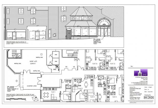 Reading Chronicle: Plans for Republiq Reading in Dukesbridge House, Reading town centre. Credit: SHP