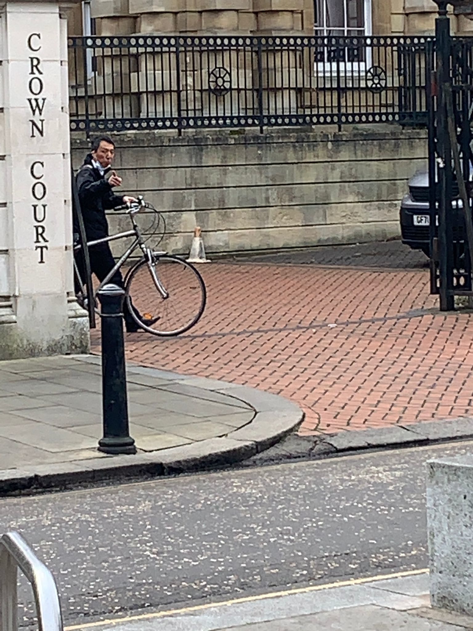 Toshihide Nukui leaving Reading Crown Court