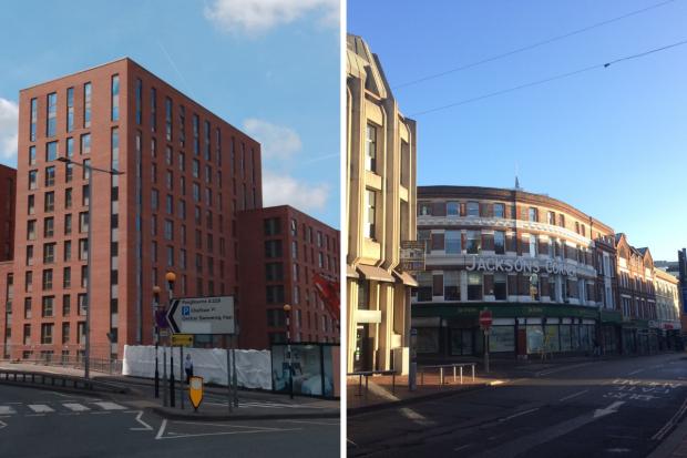 The Foundry Quarter and Jackson's Corner, both in Reading town centre. Credit: James Aldridge, Local Democracy Reporting Service