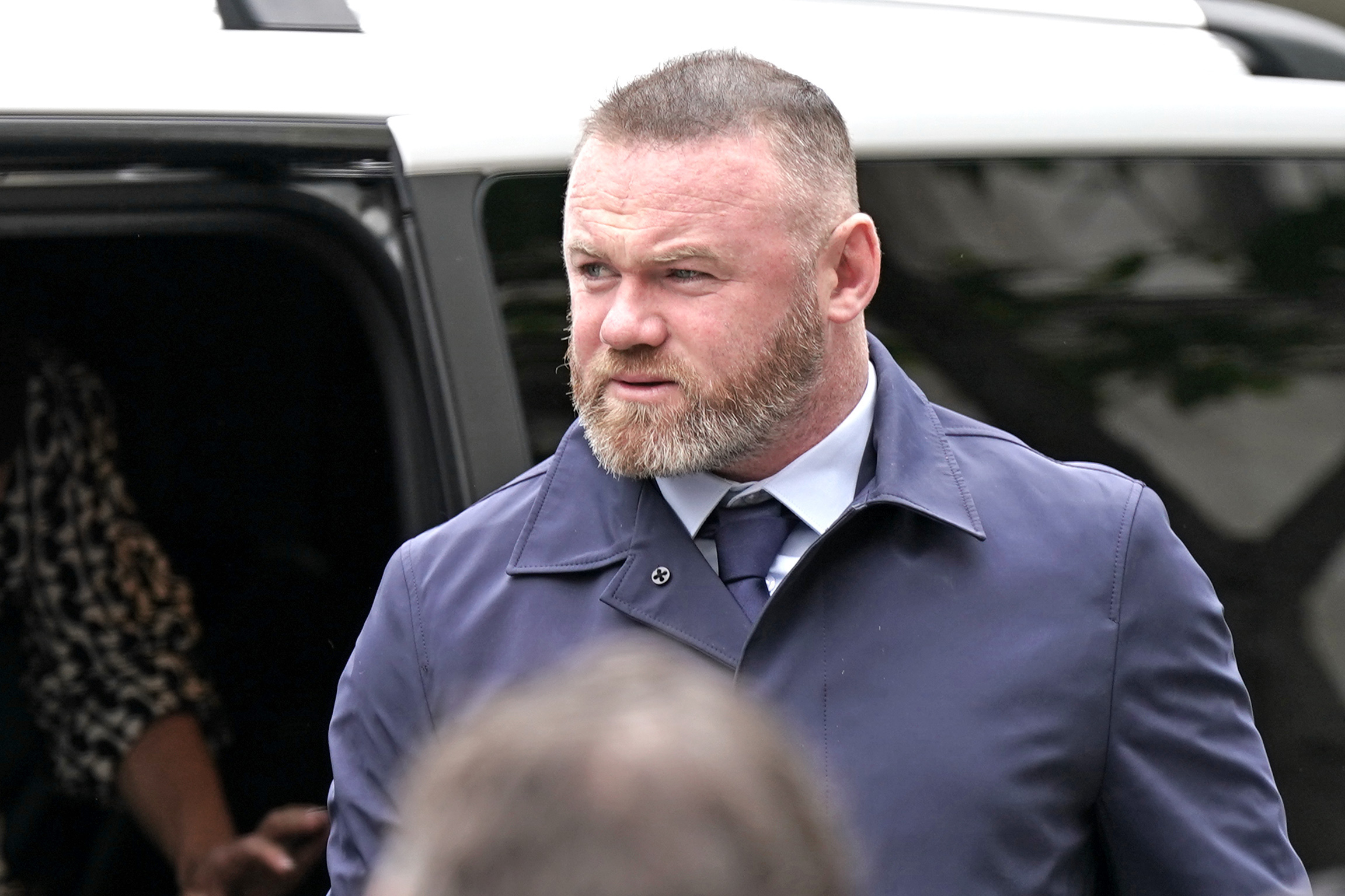 Wayne Rooney arrives at the Royal Courts Of Justice, London, as the high-profile libel battle between Rebekah Vardy and his wife Coleen Rooney enters its second day. Picture date: Wednesday May 11, 2022. PA Photo. Rooney accused Vardy of leaking false
