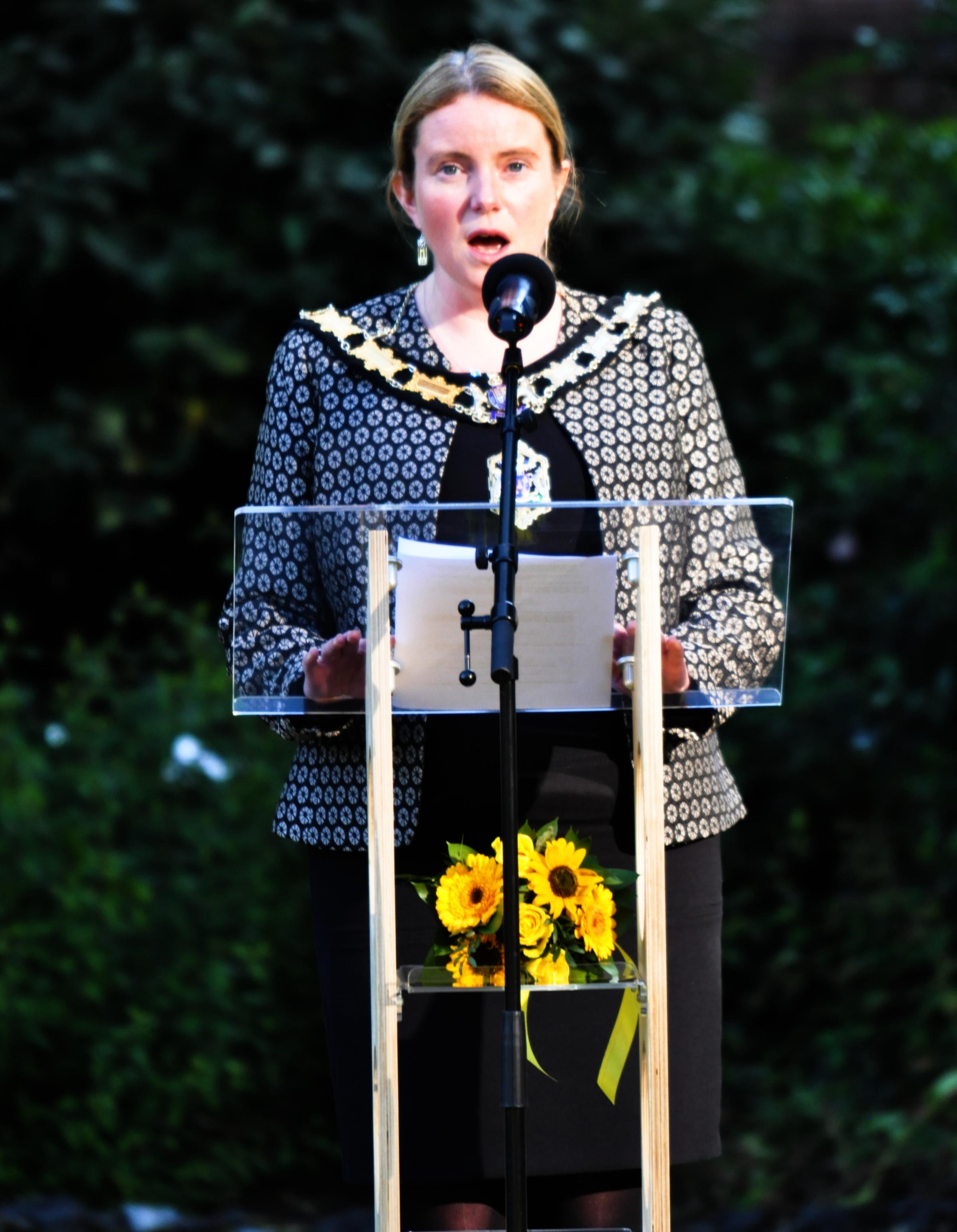 Mayor of Reading, Rachel Eden. Image via Paul King