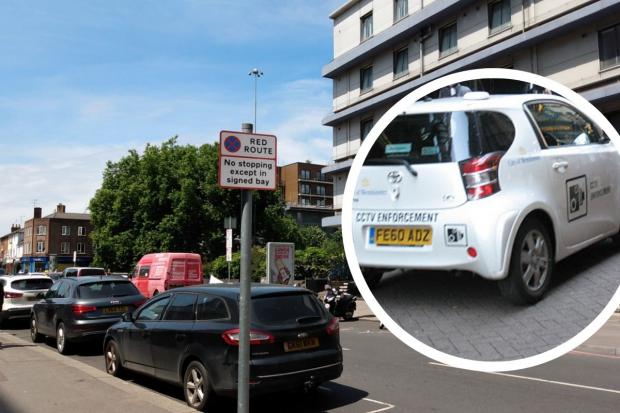 A CCTV enforcement car is used to enforce rule breaking along Reading\'s red route. Credit: James Aldridge LDRS / Stephen Craven using Creative Commons Licence