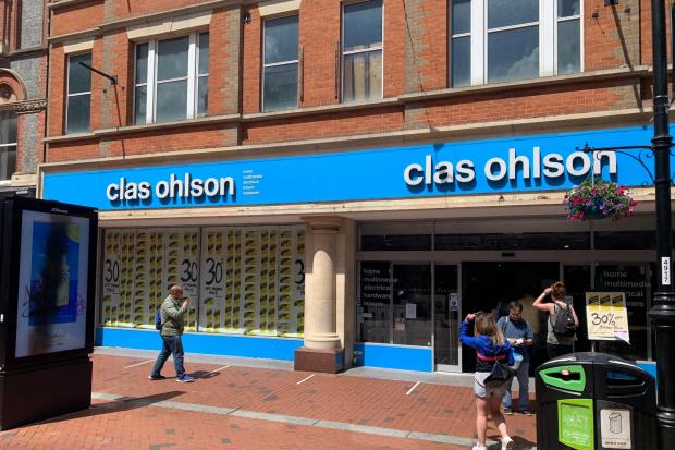 Clas Ohlson store in the town centre is set to close down