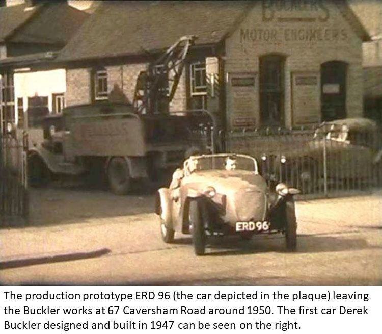 The prototype ERD leaving Bucklers in the 1950s. 