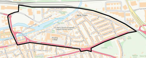 Reading Chronicle: The area covered by the section 60 order