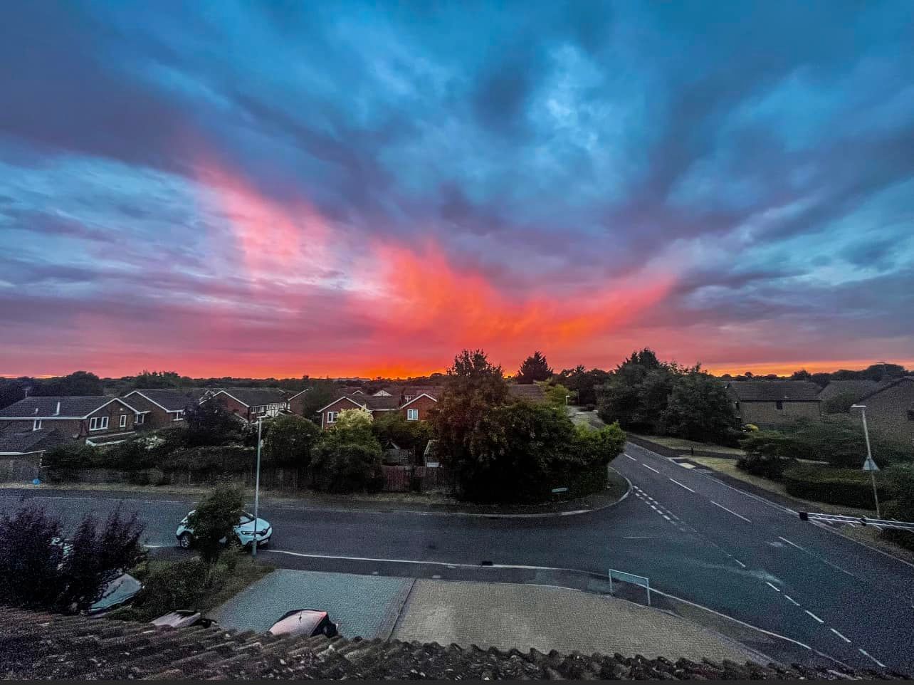 An amazing sunset in Reading (Chris Knight)