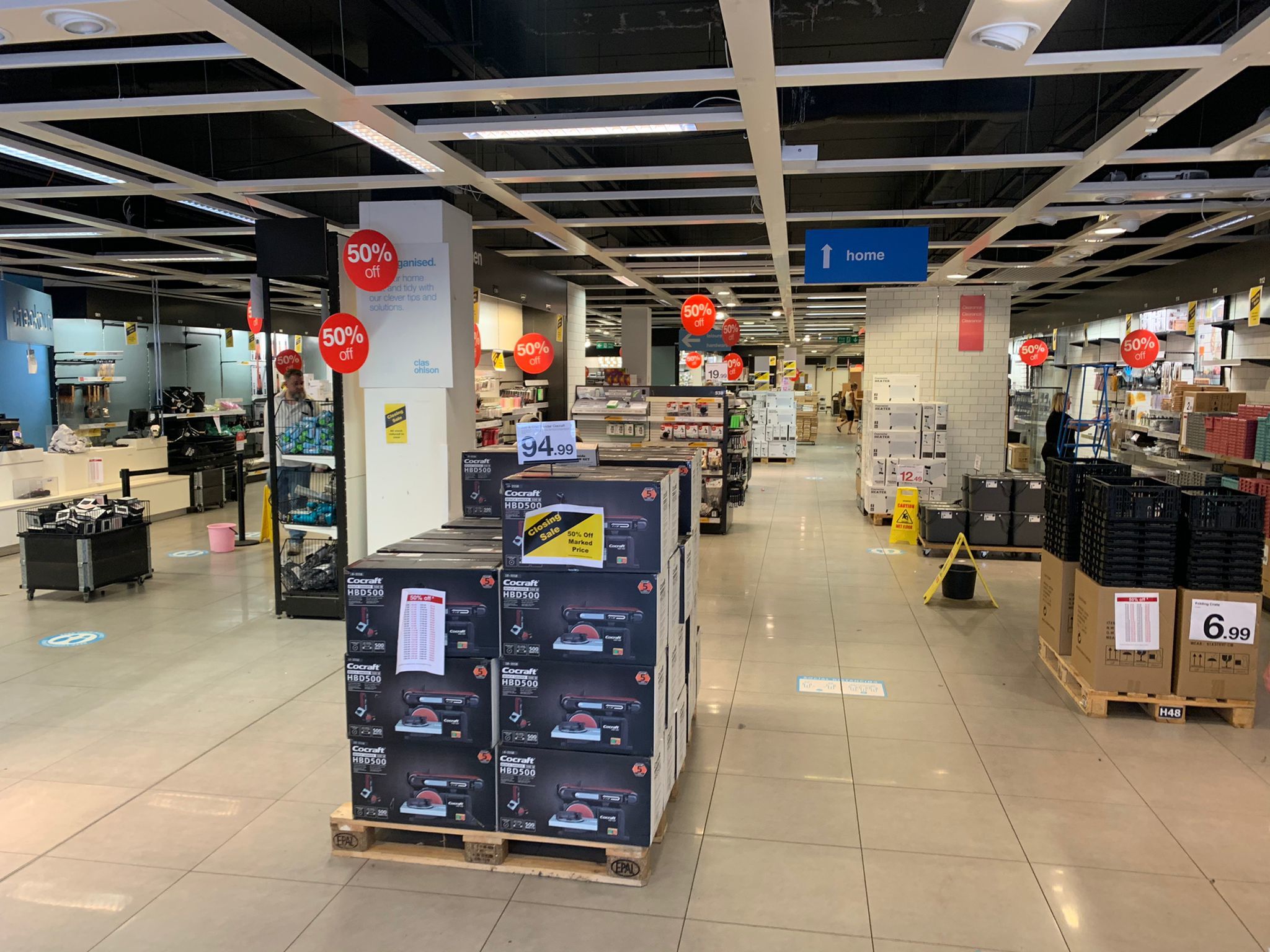 Clas Ohlson is set to close in August, but it is not known when