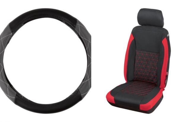 Reading Chronicle: Steering Wheel Cover and Car Seat Cover (Lidl/Canva)