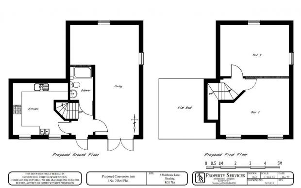 Reading Chronicle: The interior plan of 6 Malthouse Lane in Reading.  Credit: ADS Real Estate Services