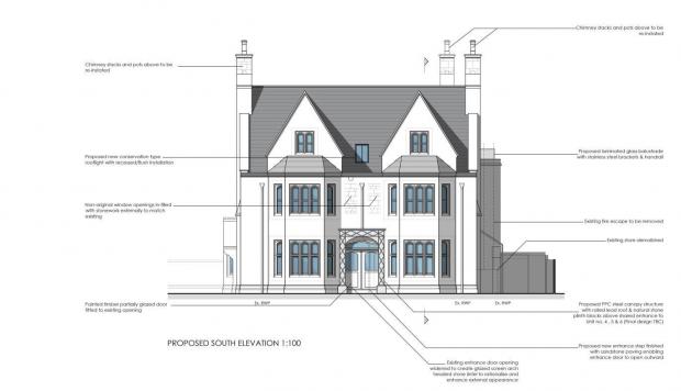 Reading Chronicle: The proposed southern elevation for 118 Oxford Road, Reading. Credit: Weston Co Architects