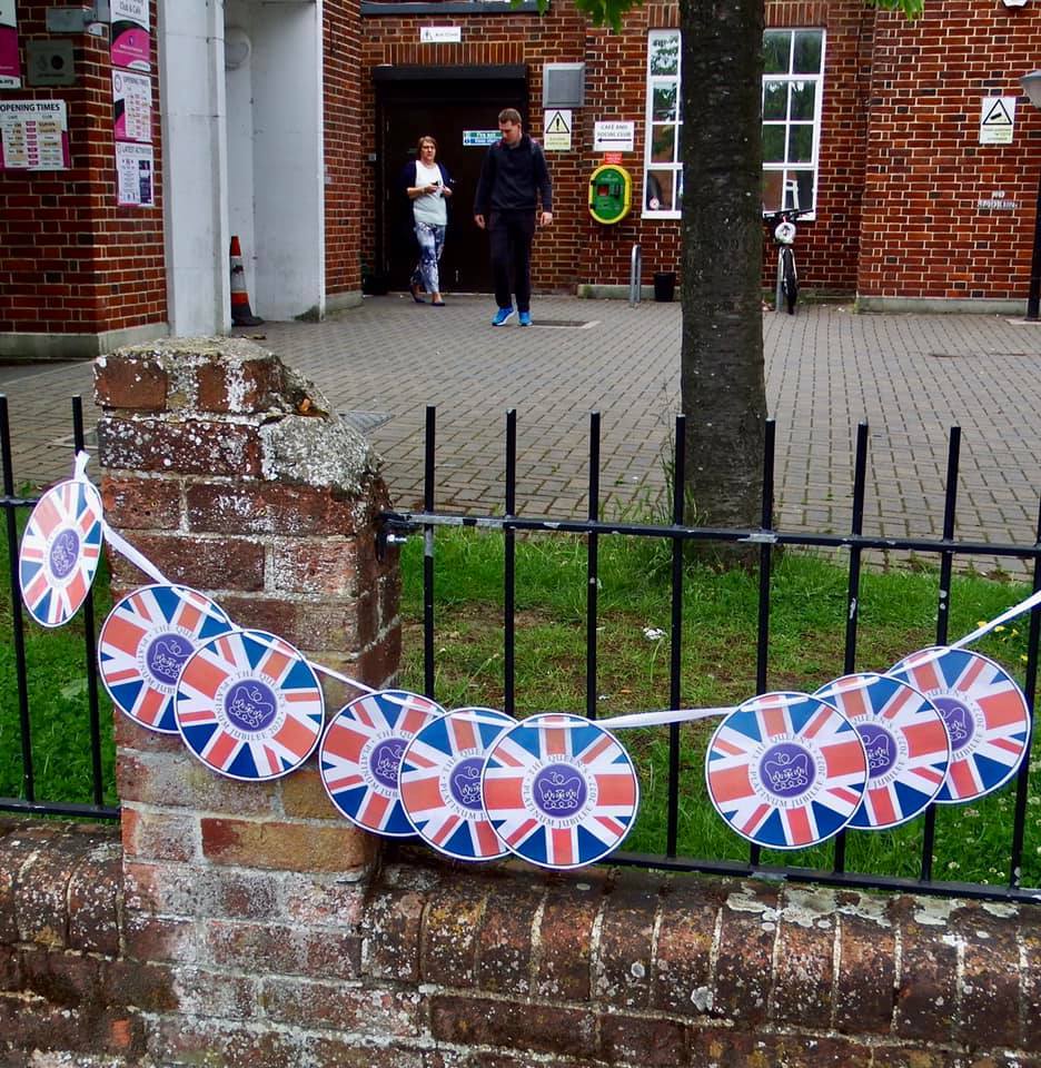 Union Flags were seen all across Reading in June 