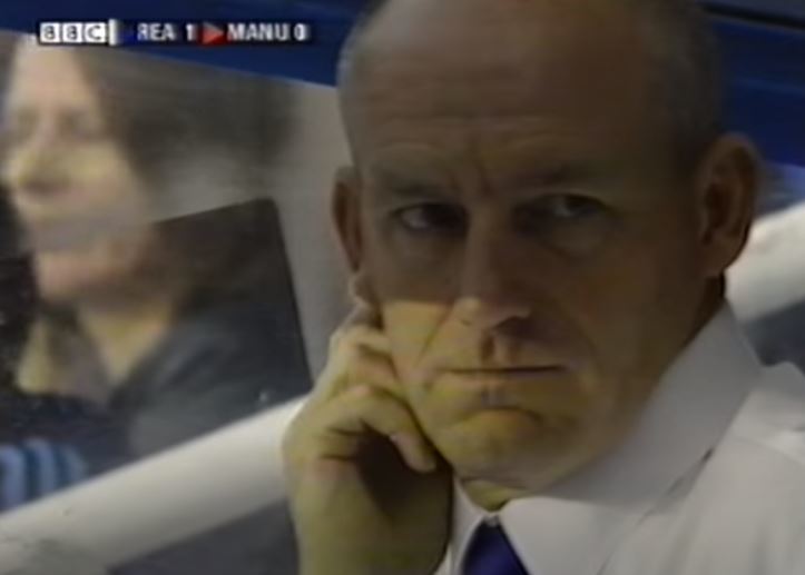 Steve Coppell was the manager of Reading at the time (BBC)