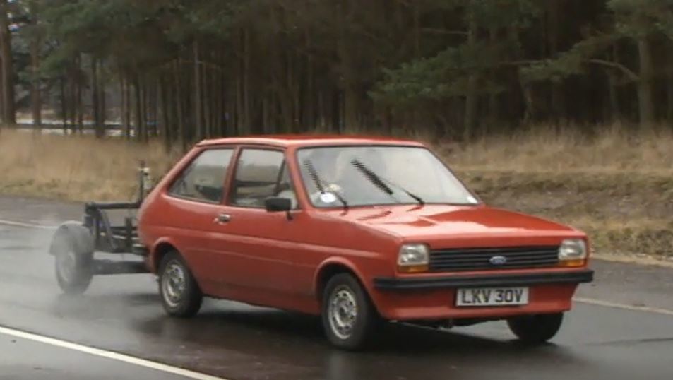 The car that Thelma drove in the test (BBC)
