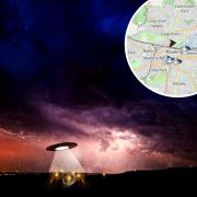 UFO sightings map