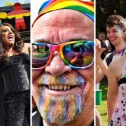 File photos of Reading Pride in 2017 and 2019, taken by Mike Swift