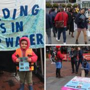 Environmental groups spread awareness of the climate emergency along the River Kennet