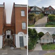87 Southampton Street, 17 Shepherds Lane in Caversham, and 1 Froxfield Avenue in Coley. Credit: Google Maps