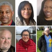 The newly elected councillors for west Reading areas and Tilehurst. Credit: Reading Labour, Reading Liberal Democrats